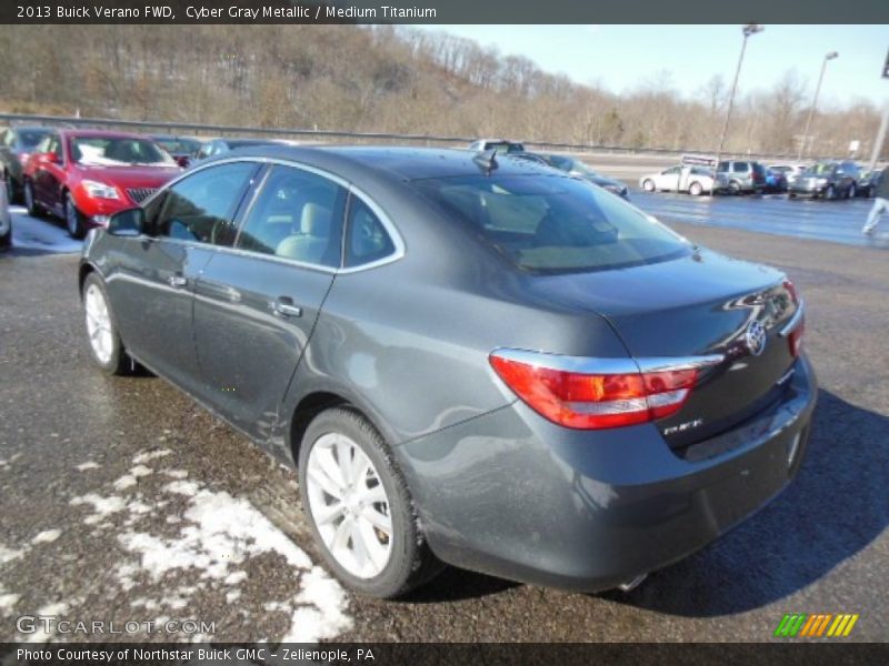 Cyber Gray Metallic / Medium Titanium 2013 Buick Verano FWD