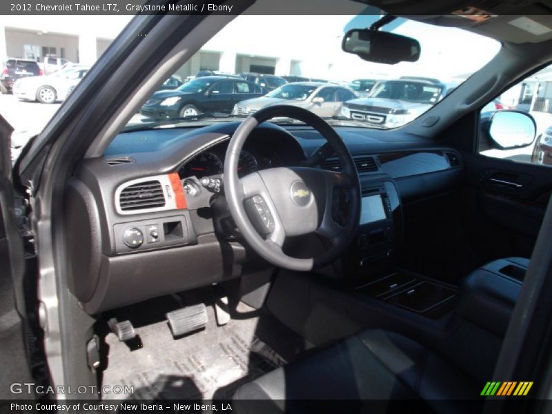Graystone Metallic / Ebony 2012 Chevrolet Tahoe LTZ