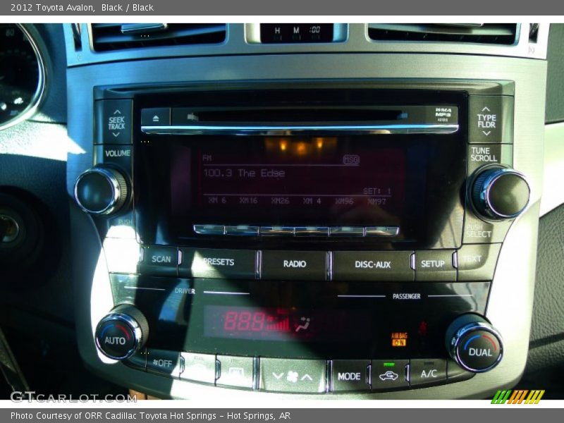 Black / Black 2012 Toyota Avalon