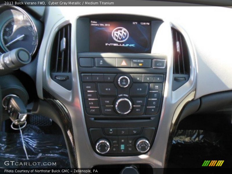 Cyber Gray Metallic / Medium Titanium 2013 Buick Verano FWD