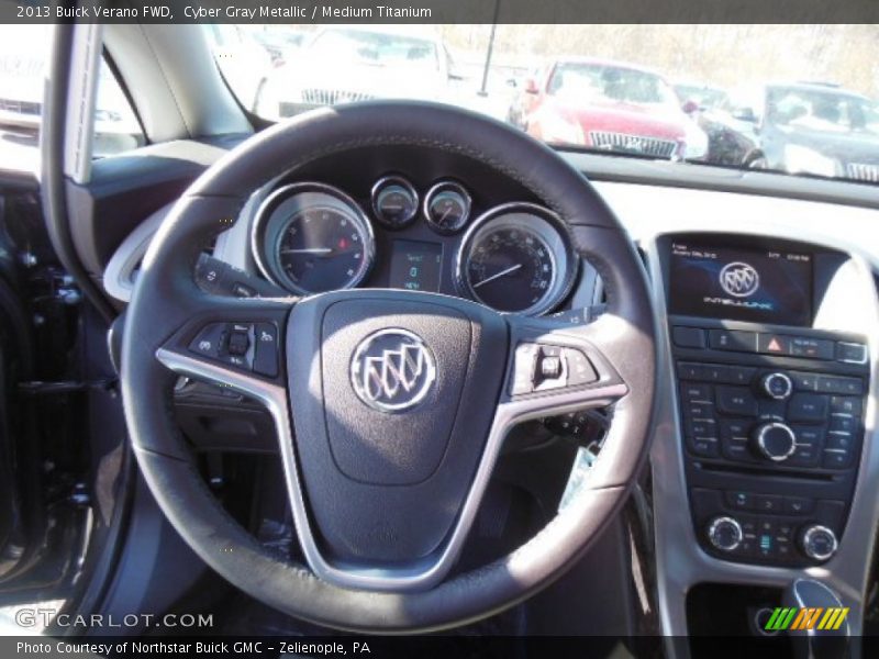 Cyber Gray Metallic / Medium Titanium 2013 Buick Verano FWD