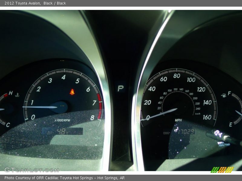 Black / Black 2012 Toyota Avalon