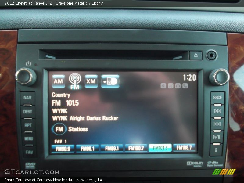 Graystone Metallic / Ebony 2012 Chevrolet Tahoe LTZ