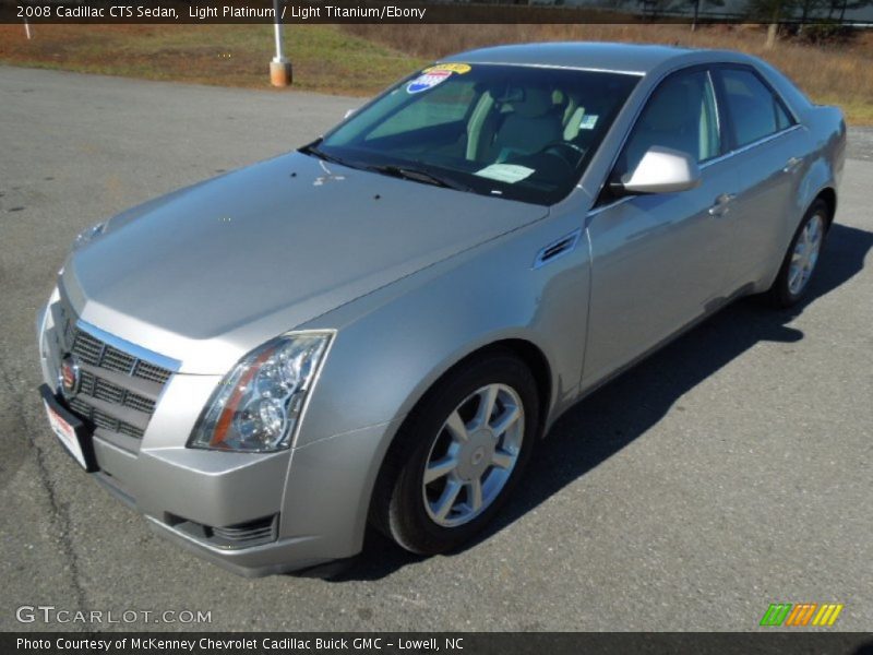 Light Platinum / Light Titanium/Ebony 2008 Cadillac CTS Sedan