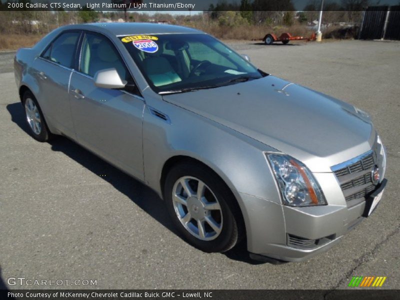Light Platinum / Light Titanium/Ebony 2008 Cadillac CTS Sedan