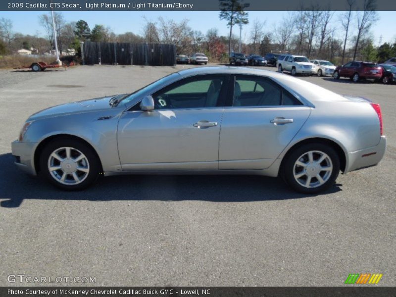 Light Platinum / Light Titanium/Ebony 2008 Cadillac CTS Sedan