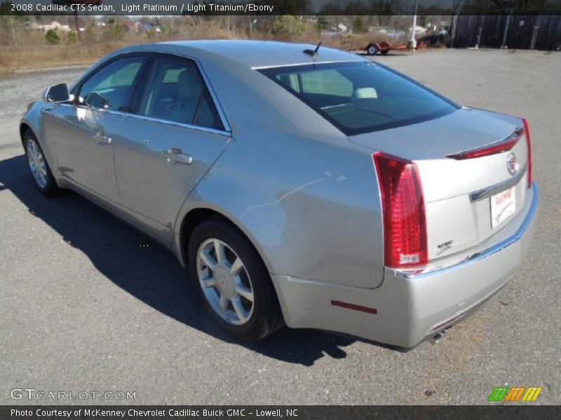 Light Platinum / Light Titanium/Ebony 2008 Cadillac CTS Sedan