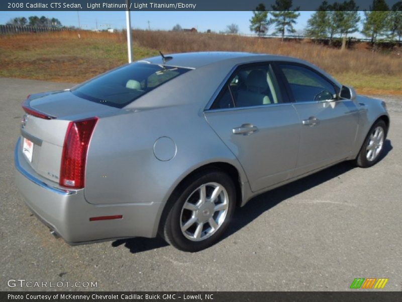 Light Platinum / Light Titanium/Ebony 2008 Cadillac CTS Sedan