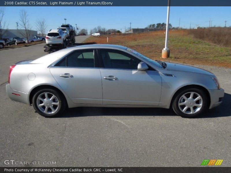 Light Platinum / Light Titanium/Ebony 2008 Cadillac CTS Sedan