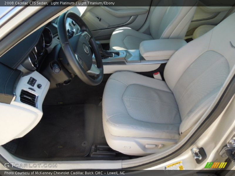 Light Platinum / Light Titanium/Ebony 2008 Cadillac CTS Sedan