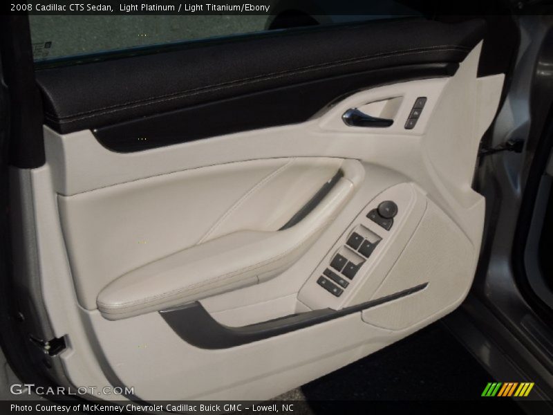 Light Platinum / Light Titanium/Ebony 2008 Cadillac CTS Sedan