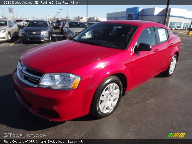Redline 2-Coat Pearl / Black 2013 Dodge Avenger SE