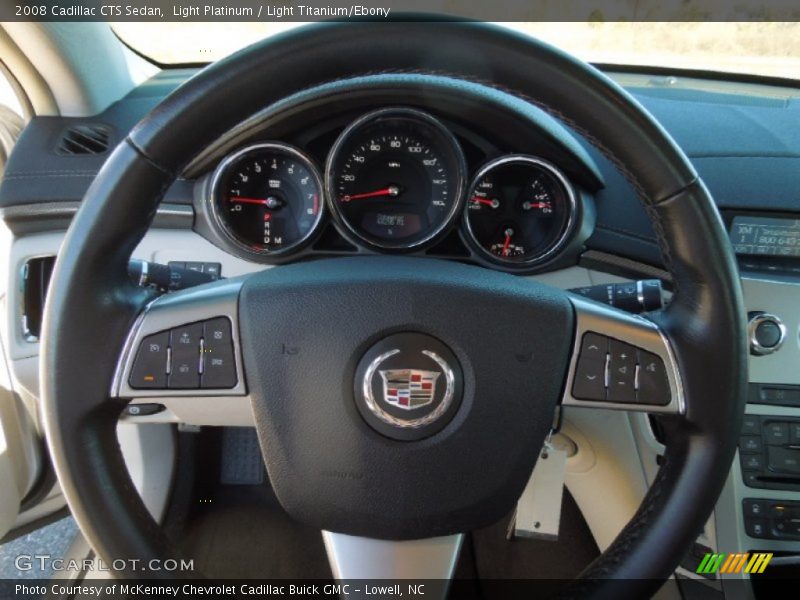 Light Platinum / Light Titanium/Ebony 2008 Cadillac CTS Sedan