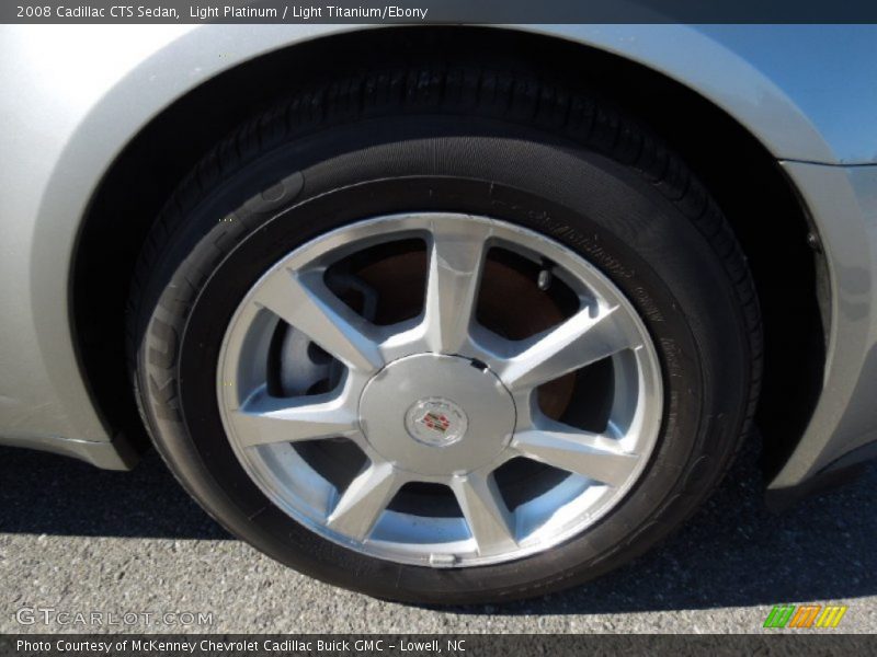 Light Platinum / Light Titanium/Ebony 2008 Cadillac CTS Sedan