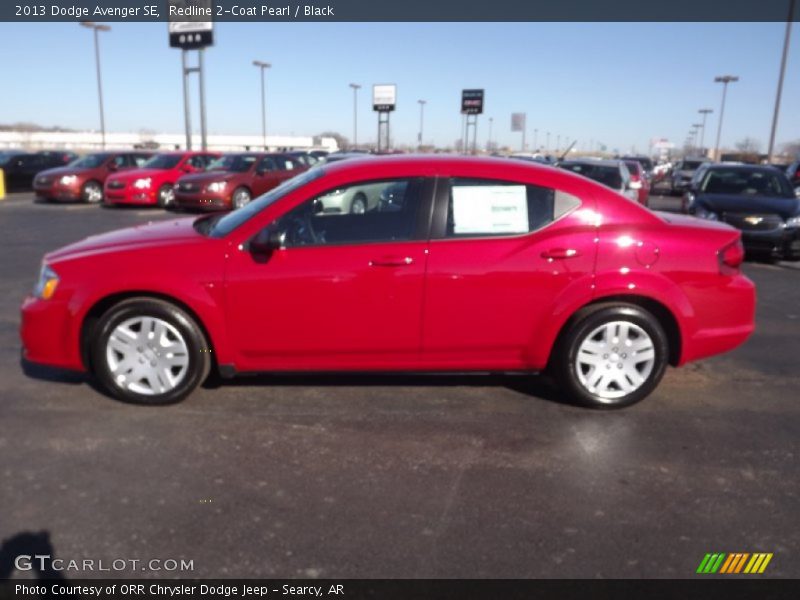 Redline 2-Coat Pearl / Black 2013 Dodge Avenger SE