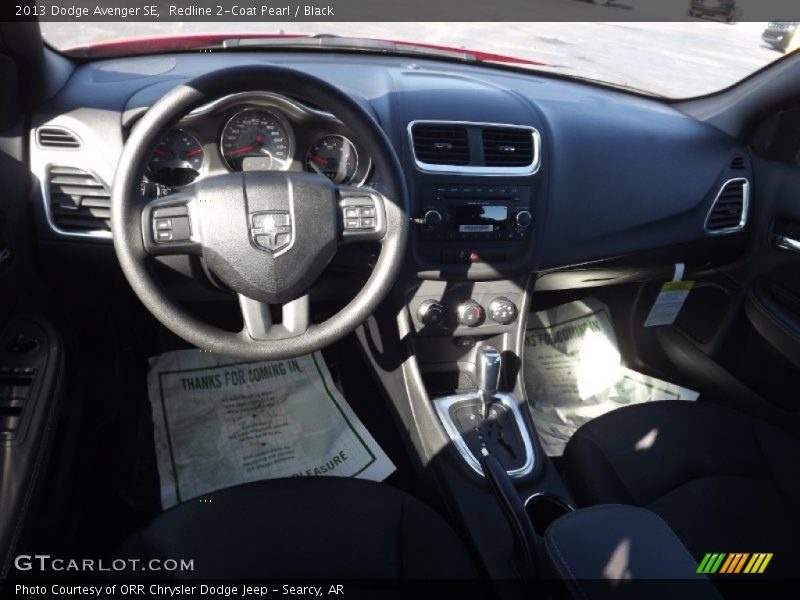 Redline 2-Coat Pearl / Black 2013 Dodge Avenger SE
