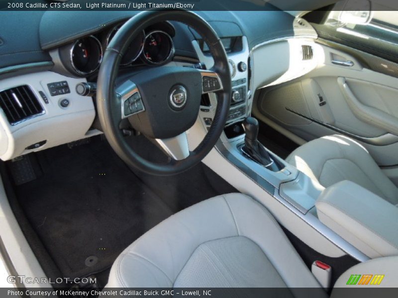 Light Platinum / Light Titanium/Ebony 2008 Cadillac CTS Sedan