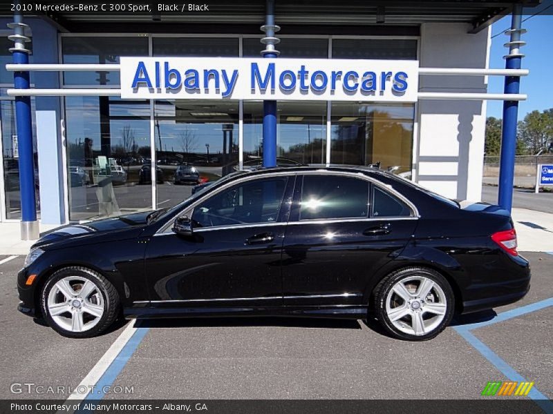 Black / Black 2010 Mercedes-Benz C 300 Sport