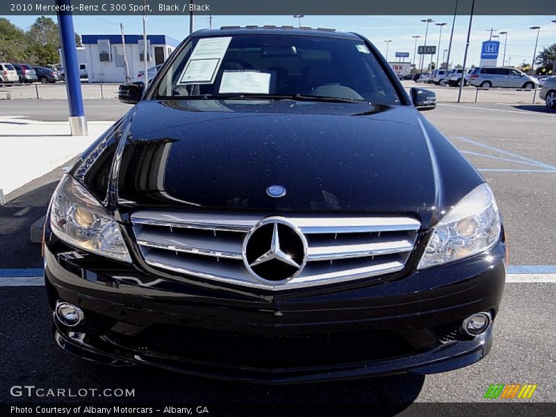 Black / Black 2010 Mercedes-Benz C 300 Sport