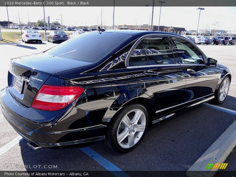 Black / Black 2010 Mercedes-Benz C 300 Sport