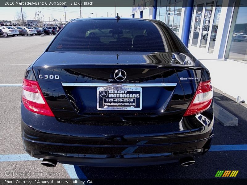 Black / Black 2010 Mercedes-Benz C 300 Sport