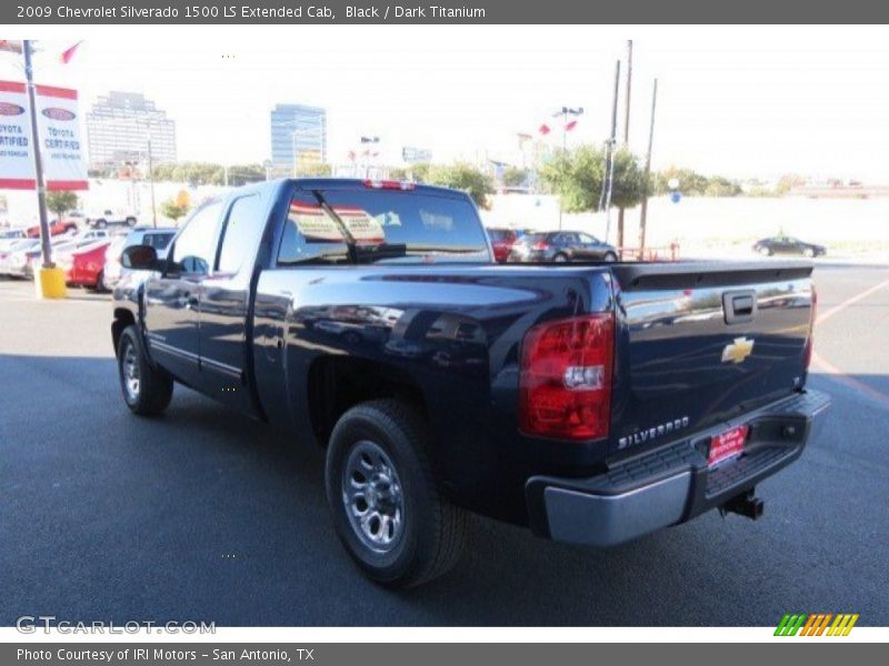 Black / Dark Titanium 2009 Chevrolet Silverado 1500 LS Extended Cab