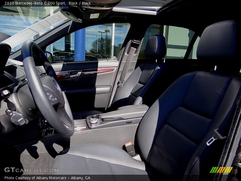 Black / Black 2010 Mercedes-Benz C 300 Sport