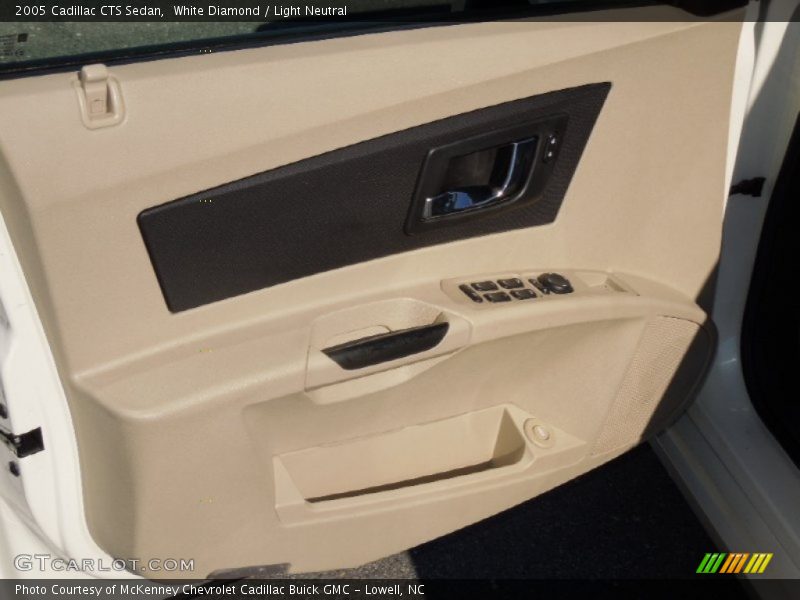 White Diamond / Light Neutral 2005 Cadillac CTS Sedan