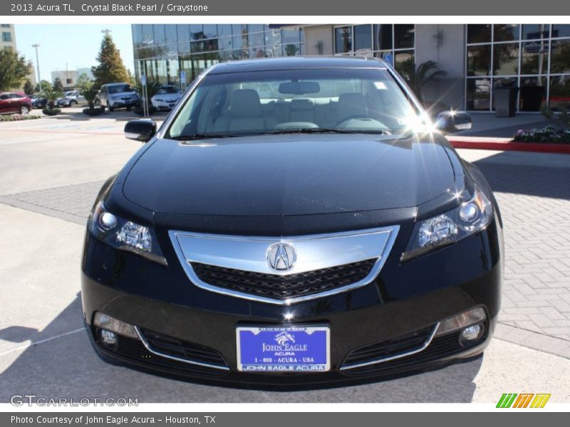Crystal Black Pearl / Graystone 2013 Acura TL