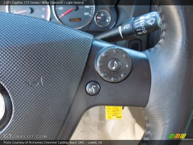 White Diamond / Light Neutral 2005 Cadillac CTS Sedan