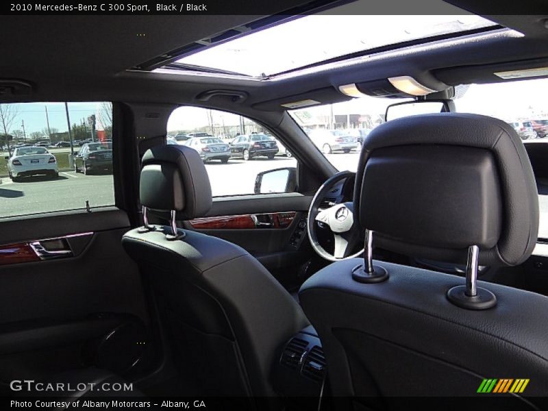 Black / Black 2010 Mercedes-Benz C 300 Sport