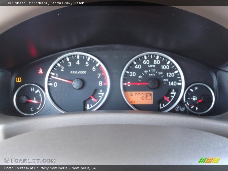 Storm Gray / Desert 2007 Nissan Pathfinder SE