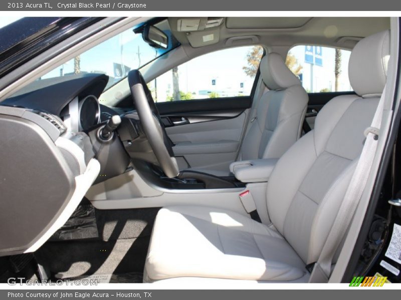 Crystal Black Pearl / Graystone 2013 Acura TL