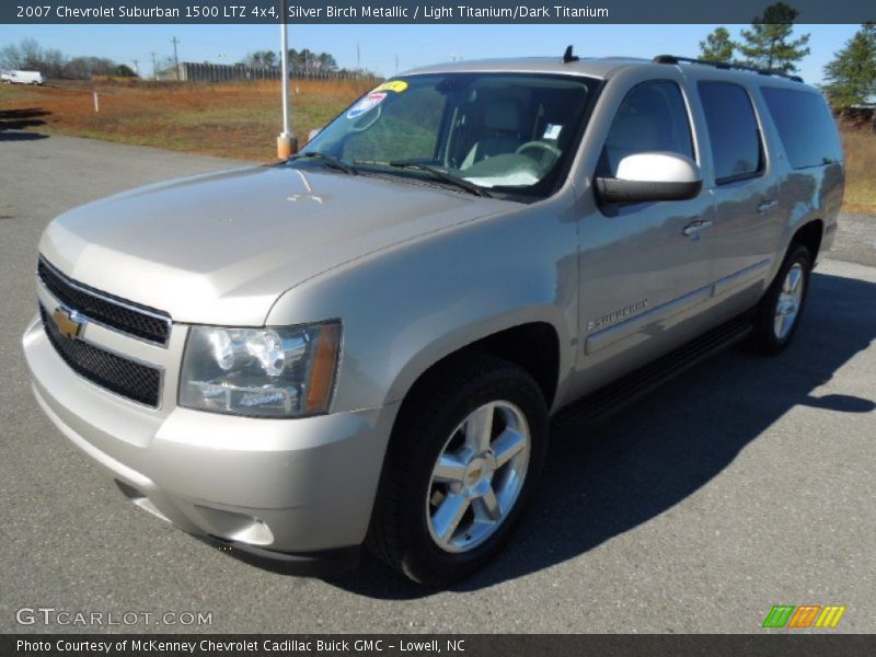Silver Birch Metallic / Light Titanium/Dark Titanium 2007 Chevrolet Suburban 1500 LTZ 4x4