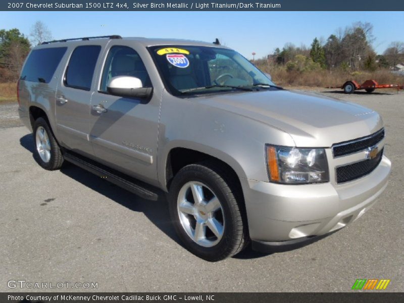 Silver Birch Metallic / Light Titanium/Dark Titanium 2007 Chevrolet Suburban 1500 LTZ 4x4