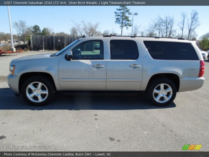 Silver Birch Metallic / Light Titanium/Dark Titanium 2007 Chevrolet Suburban 1500 LTZ 4x4