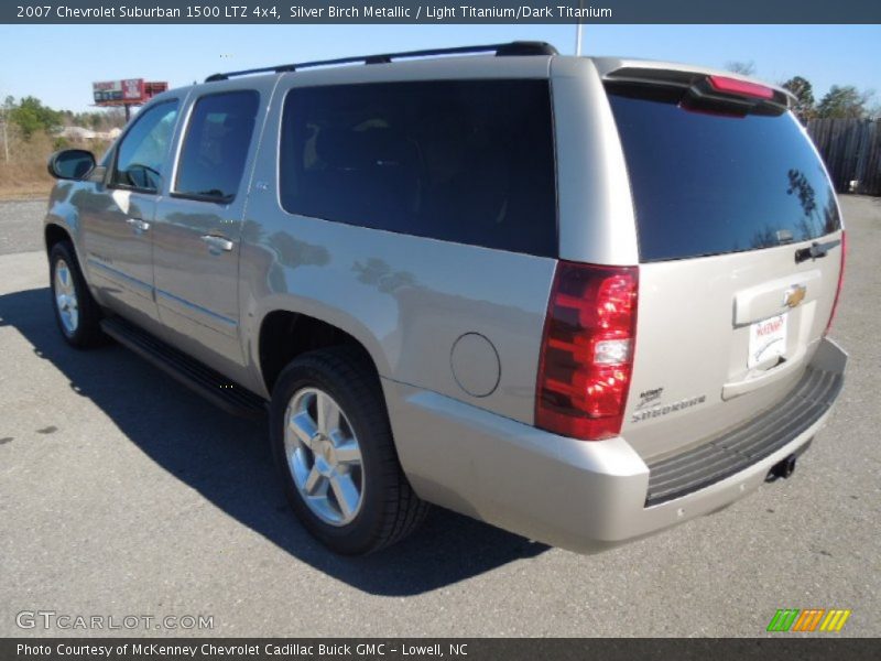 Silver Birch Metallic / Light Titanium/Dark Titanium 2007 Chevrolet Suburban 1500 LTZ 4x4