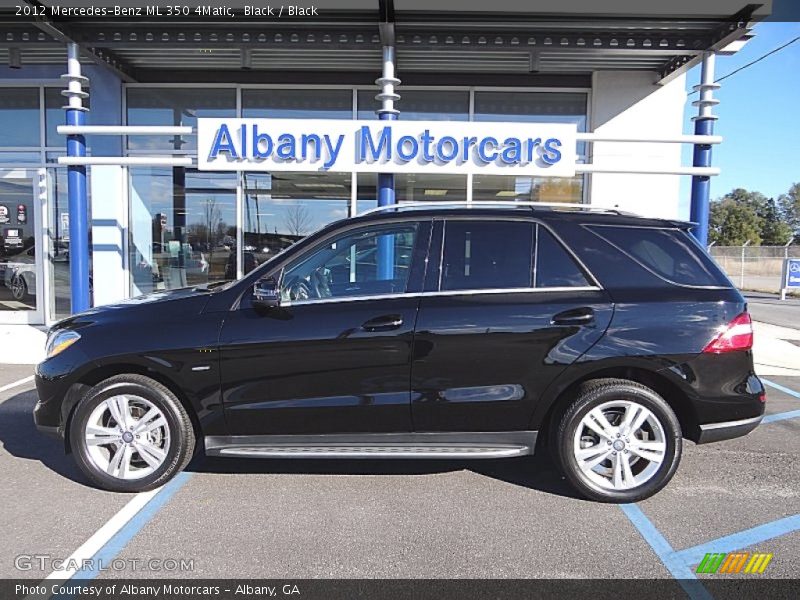 Black / Black 2012 Mercedes-Benz ML 350 4Matic