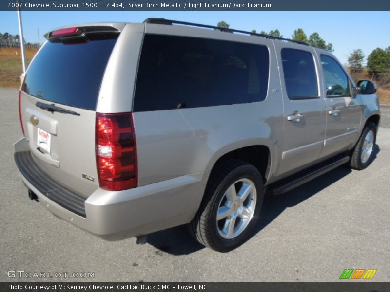 Silver Birch Metallic / Light Titanium/Dark Titanium 2007 Chevrolet Suburban 1500 LTZ 4x4