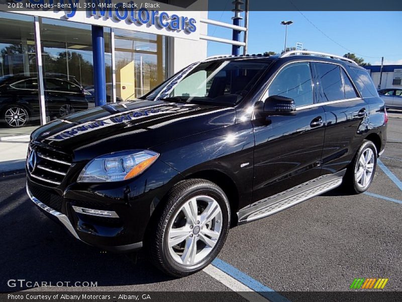 Black / Black 2012 Mercedes-Benz ML 350 4Matic