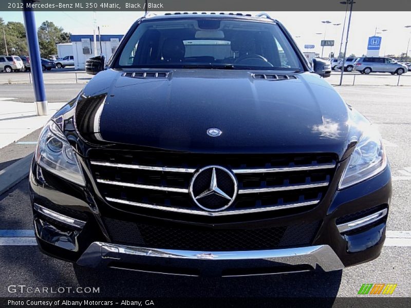 Black / Black 2012 Mercedes-Benz ML 350 4Matic