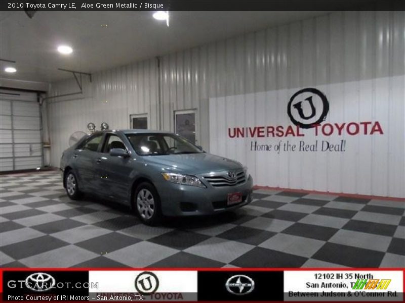 Aloe Green Metallic / Bisque 2010 Toyota Camry LE
