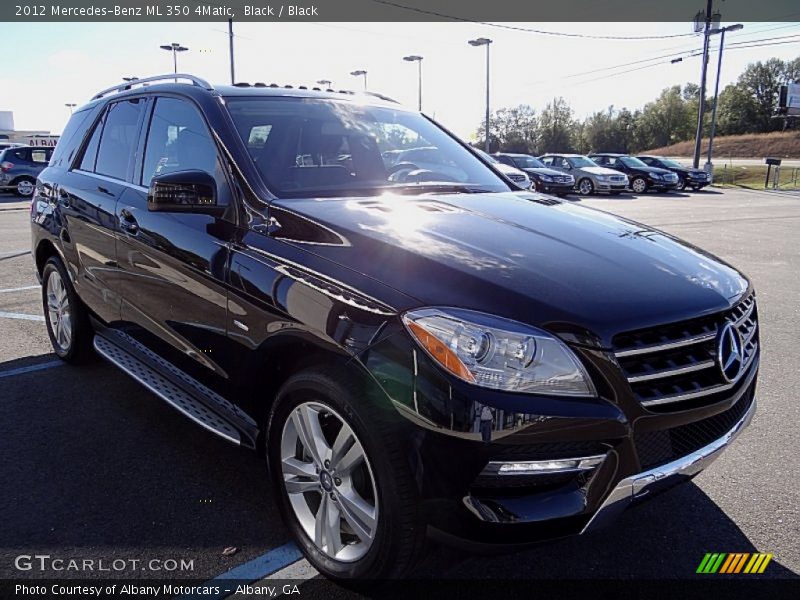 Black / Black 2012 Mercedes-Benz ML 350 4Matic