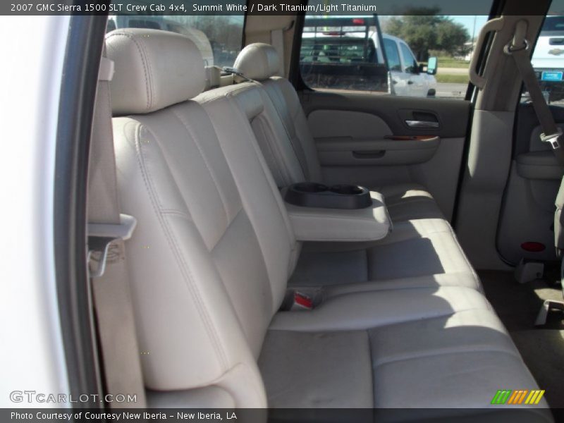 Summit White / Dark Titanium/Light Titanium 2007 GMC Sierra 1500 SLT Crew Cab 4x4