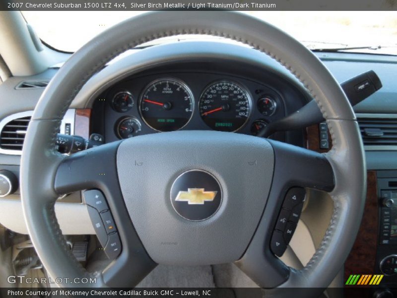 Silver Birch Metallic / Light Titanium/Dark Titanium 2007 Chevrolet Suburban 1500 LTZ 4x4