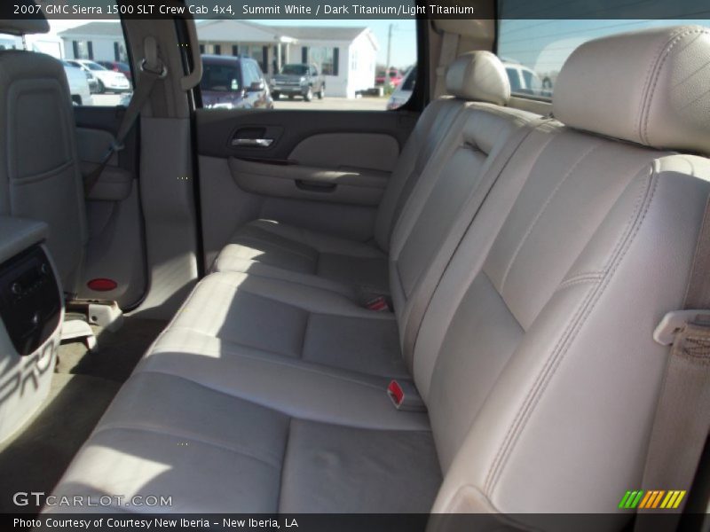 Summit White / Dark Titanium/Light Titanium 2007 GMC Sierra 1500 SLT Crew Cab 4x4