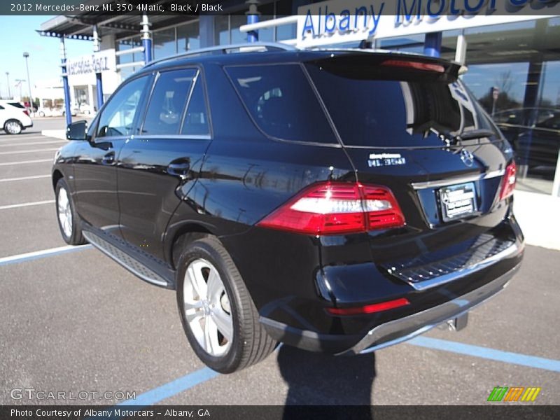 Black / Black 2012 Mercedes-Benz ML 350 4Matic