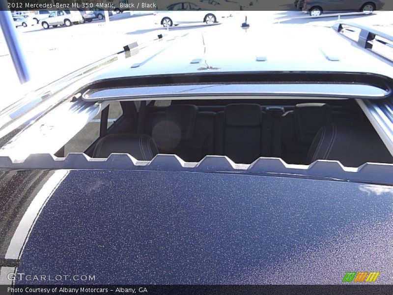 Black / Black 2012 Mercedes-Benz ML 350 4Matic