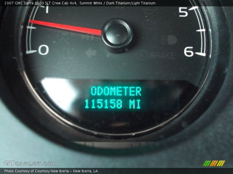 Summit White / Dark Titanium/Light Titanium 2007 GMC Sierra 1500 SLT Crew Cab 4x4