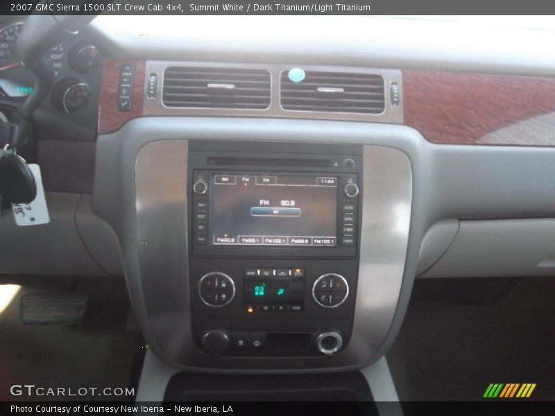 Summit White / Dark Titanium/Light Titanium 2007 GMC Sierra 1500 SLT Crew Cab 4x4